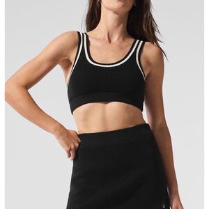 Alo Yoga Club Knit Tennis Skirt & Bra set